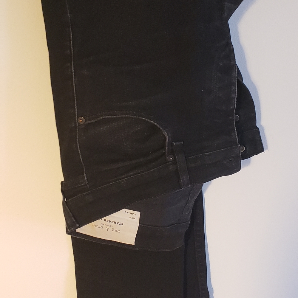 Rag and Bone Black denim